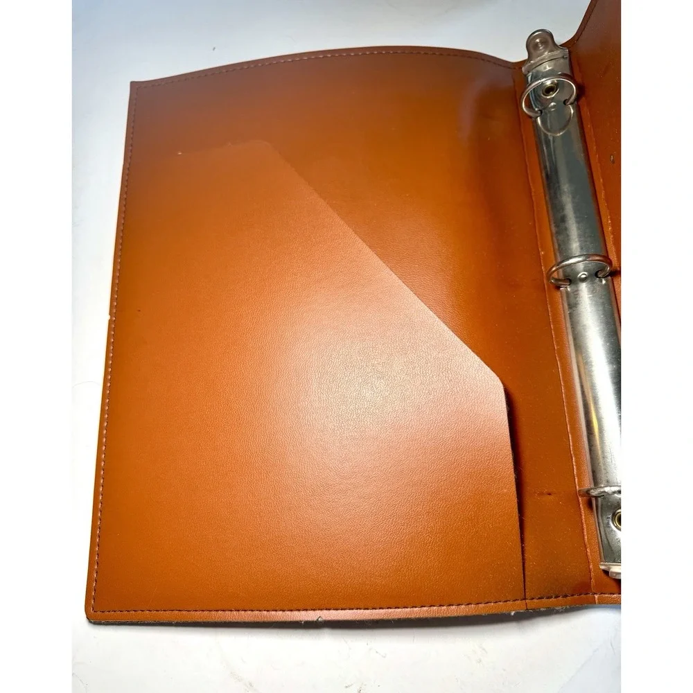 Wilson NFL Vintage Football Binder | Playbook Style Folder Leatherette Red